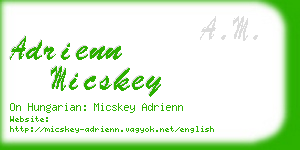 adrienn micskey business card